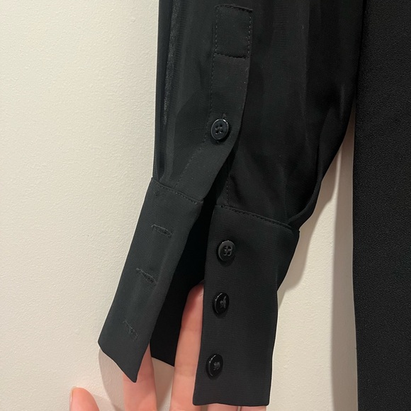 Reiss Black Suit Jumpsuit Size 2 - Picture 7 of 13